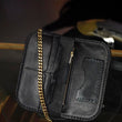 Load image into Gallery viewer, SL Classic Wallet Black Pearl incl. Brass Chain