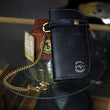 Load image into Gallery viewer, SL Classic Wallet Black Pearl incl. Brass Chain