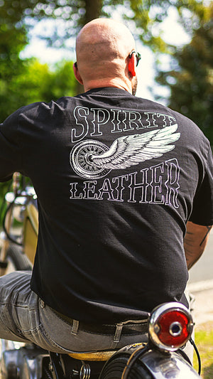 Spirit Leather T-Shirt Male