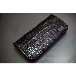 Di Georg Croc Wallet Black Pearl incl. Lanyard